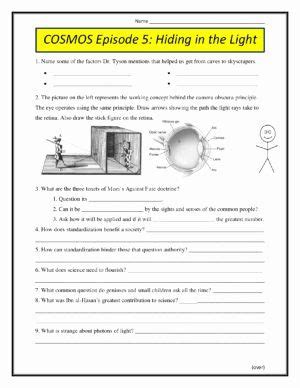 cosmos episode 1 worksheet answers pdf quizlet